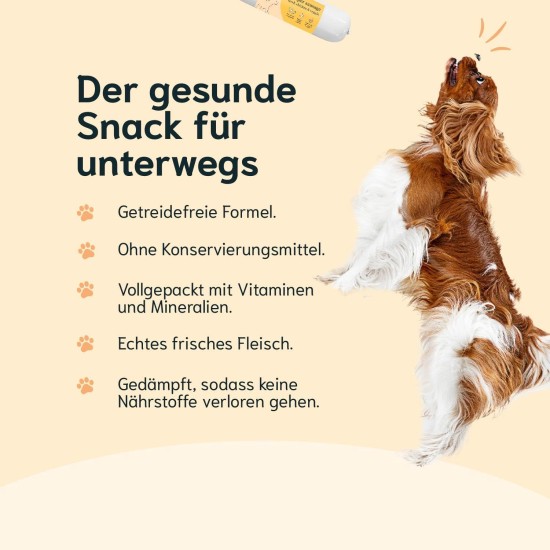 Chōmi Dog Super Sausage Fresh Chicken & Veggie Pack of 8 (400 g x 8) Dog Food Wet Food for Dogs Chicken Sausage for Dogs Adult Grain-Free and Preservative Free with Algae Barf Chōmi Dog Super Sausage Fresh Chicken & Veggie Pack of 8 (400 g x 8) Dog Food Wet Food for Dogs Chicken Sausage for Dogs Adult Grain-Free and Preservative Free with Algae Barf