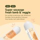 Chōmi Dog Super Sausage Fresh Chicken & Veggie Pack of 8 (400 g x 8) Dog Food Wet Food for Dogs Chicken Sausage for Dogs Adult Grain-Free and Preservative Free with Algae Barf Chōmi Dog Super Sausage Fresh Chicken & Veggie Pack of 8 (400 g x 8) Dog Food Wet Food for Dogs Chicken Sausage for Dogs Adult Grain-Free and Preservative Free with Algae Barf