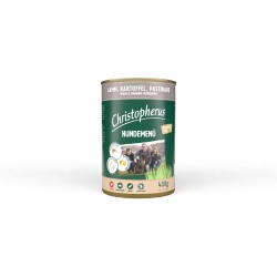 Christopherus Junior Dog Menu with Lamb, Potato, Parsnip, Complete Food for Puppies and Young Dogs, Wet Food, 6 x 400 g Christopherus Junior Dog Menu with Lamb, Potato, Parsnip, Complete Food for Puppies and Young Dogs, Wet Food, 6 x 400 g
