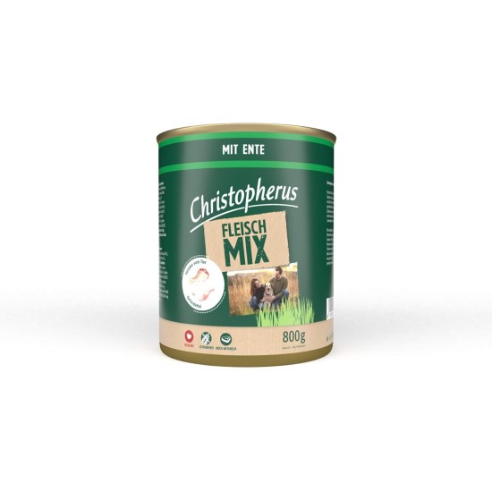 Christopherus Meat Mix with Turkey, Complete Food for Dogs, Wet Food, 6 x 800 g Christopherus Meat Mix with Turkey, Complete Food for Dogs, Wet Food, 6 x 800 g
