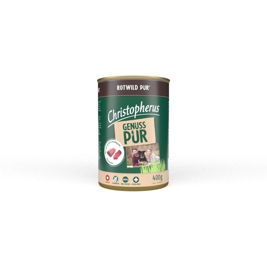 Christopherus PUR Chicken, Complete Food for Dogs, Wet Food, 6 x 400 g Christopherus PUR Chicken, Complete Food for Dogs, Wet Food, 6 x 400 g