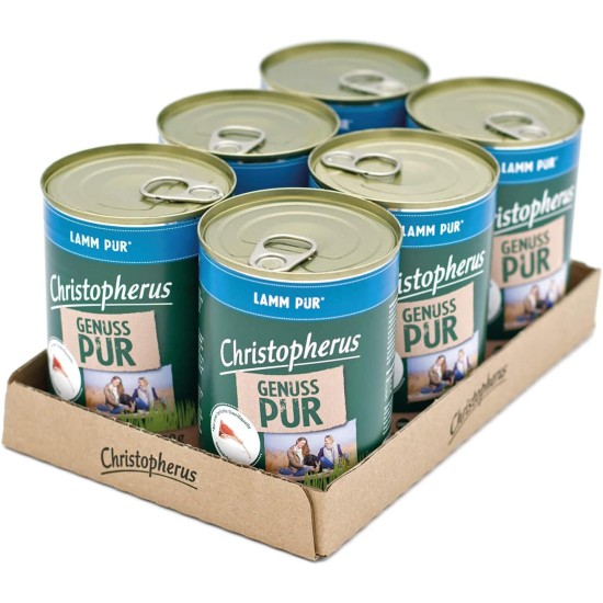 Christopherus PUR Horse Complete Food for Dogs Wet Food 6 x 400 g Christopherus PUR Horse Complete Food for Dogs Wet Food 6 x 400 g
