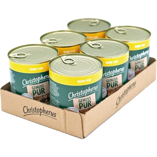 Christopherus PUR Horse Complete Food for Dogs Wet Food 6 x 400 g Christopherus PUR Horse Complete Food for Dogs Wet Food 6 x 400 g
