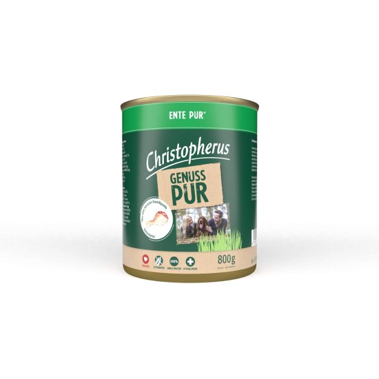 Christopherus PUR Horse Complete Food for Dogs Wet Food 6 x 400 g Christopherus PUR Horse Complete Food for Dogs Wet Food 6 x 400 g