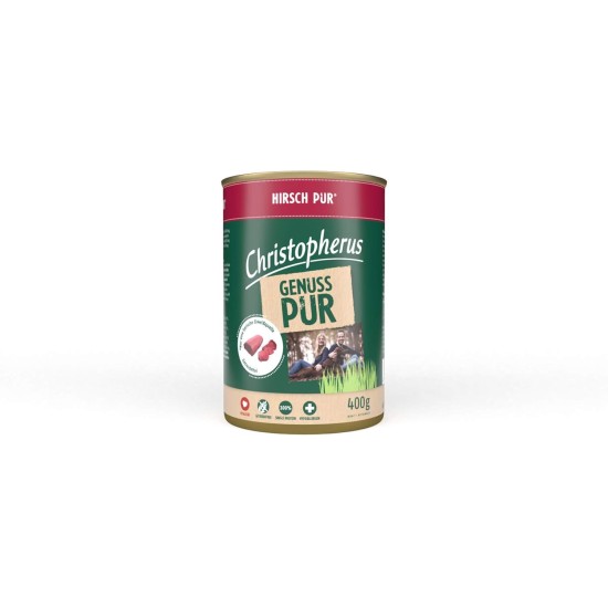 Christopherus PUR Horse Complete Food for Dogs Wet Food 6 x 400 g Christopherus PUR Horse Complete Food for Dogs Wet Food 6 x 400 g
