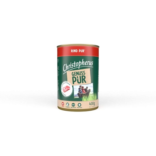 Christopherus PUR Horse Complete Food for Dogs Wet Food 6 x 400 g Christopherus PUR Horse Complete Food for Dogs Wet Food 6 x 400 g