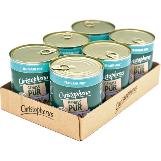 Christopherus PUR Horse Complete Food for Dogs Wet Food 6 x 400 g Christopherus PUR Horse Complete Food for Dogs Wet Food 6 x 400 g