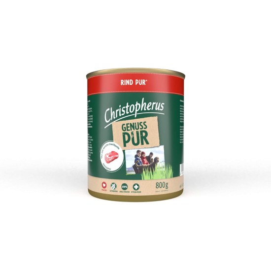 Christopherus PUR Horse Complete Food for Dogs Wet Food 6 x 400 g Christopherus PUR Horse Complete Food for Dogs Wet Food 6 x 400 g