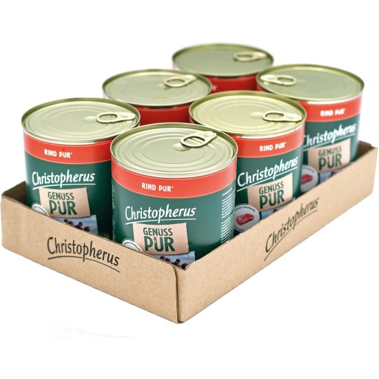Christopherus PUR Horse Complete Food for Dogs Wet Food 6 x 400 g Christopherus PUR Horse Complete Food for Dogs Wet Food 6 x 400 g