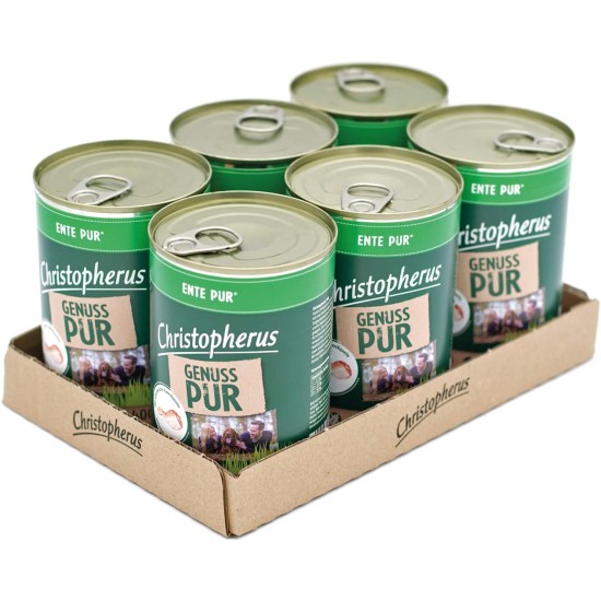 Christopherus PUR Horse Complete Food for Dogs Wet Food 6 x 400 g Christopherus PUR Horse Complete Food for Dogs Wet Food 6 x 400 g