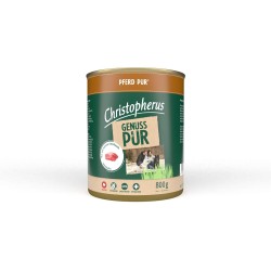 Christopherus PUR Horse Complete Food for Dogs Wet Food 6 x 800 g Christopherus PUR Horse Complete Food for Dogs Wet Food 6 x 800 g
