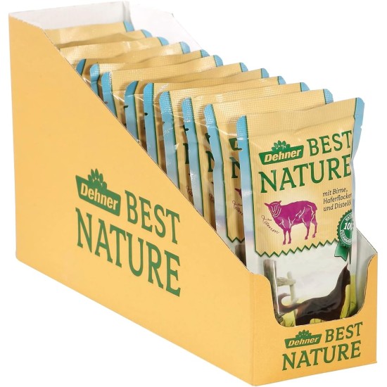 Dehner Best Nature Adult Dog Food, Beef and Spaetzle with Carrots, in Bag, 12 x 150 g (1.8 kg) Dehner Best Nature Adult Dog Food, Beef and Spaetzle with Carrots, in Bag, 12 x 150 g (1.8 kg)