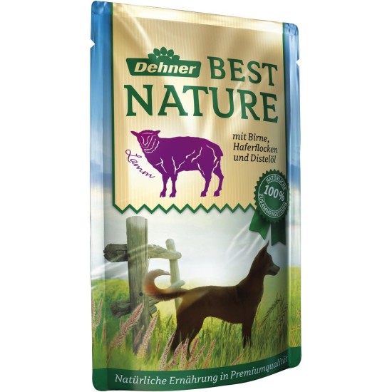 Dehner Best Nature Adult Dog Food, Beef and Spaetzle with Carrots, in Bag, 12 x 150 g (1.8 kg) Dehner Best Nature Adult Dog Food, Beef and Spaetzle with Carrots, in Bag, 12 x 150 g (1.8 kg)