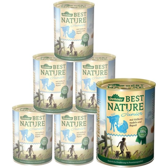 Dehner Best Nature Dog Wet Food, Junior / Adult / Senior / Light, Various Types and Sizes Dehner Best Nature Dog Wet Food, Junior / Adult / Senior / Light, Various Types and Sizes