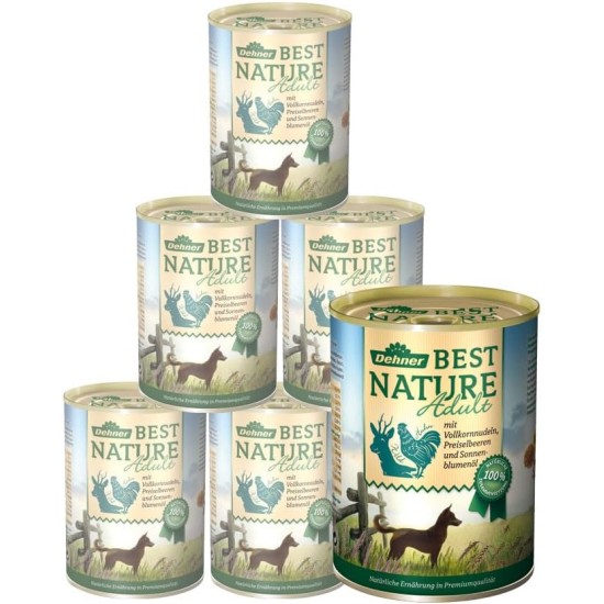 Dehner Best Nature Dog Wet Food, Junior / Adult / Senior / Light, Various Types and Sizes Dehner Best Nature Dog Wet Food, Junior / Adult / Senior / Light, Various Types and Sizes