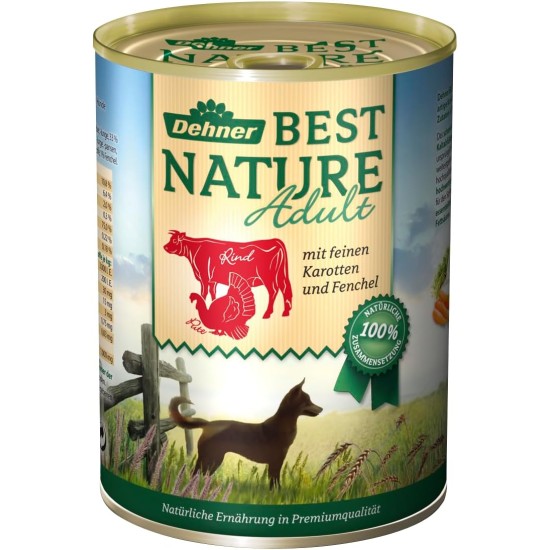 Dehner Best Nature Dog Wet Food, Junior / Adult / Senior / Light, Various Types and Sizes Dehner Best Nature Dog Wet Food, Junior / Adult / Senior / Light, Various Types and Sizes