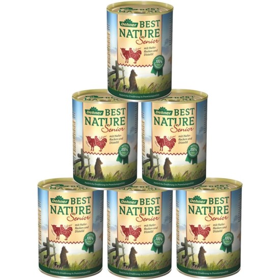 Dehner Best Nature Dog Wet Food, Junior / Adult / Senior / Light, Various Types and Sizes Dehner Best Nature Dog Wet Food, Junior / Adult / Senior / Light, Various Types and Sizes