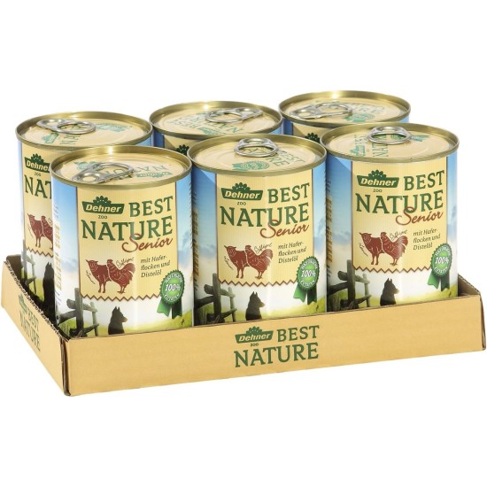 Dehner Best Nature Dog Wet Food, Junior / Adult / Senior / Light, Various Types and Sizes Dehner Best Nature Dog Wet Food, Junior / Adult / Senior / Light, Various Types and Sizes