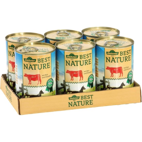 Dehner Best Nature Dog Wet Food, Junior / Adult / Senior / Light, Various Types and Sizes Dehner Best Nature Dog Wet Food, Junior / Adult / Senior / Light, Various Types and Sizes
