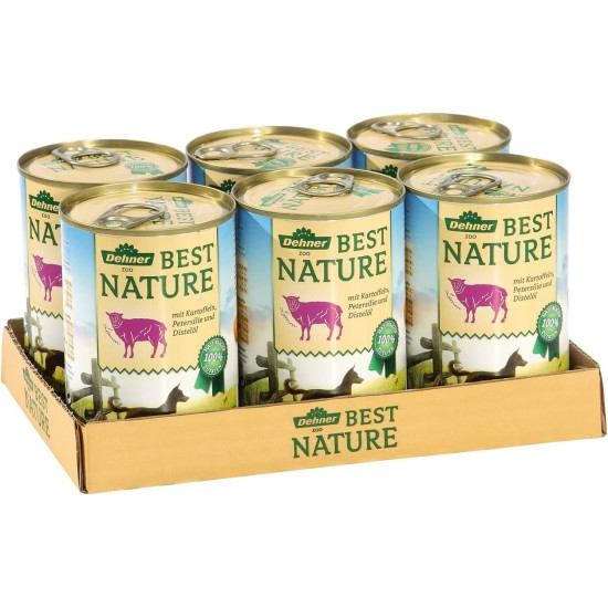 Dehner Best Nature Dog Wet Food, Junior / Adult / Senior / Light, Various Types and Sizes Dehner Best Nature Dog Wet Food, Junior / Adult / Senior / Light, Various Types and Sizes