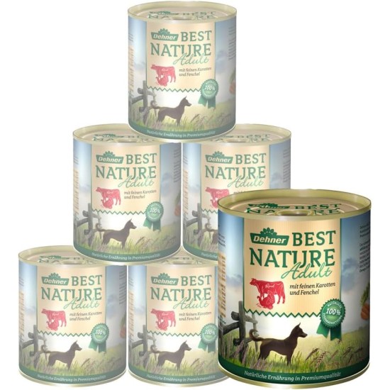 Dehner Best Nature Dog Wet Food, Junior / Adult / Senior / Light, Various Types and Sizes Dehner Best Nature Dog Wet Food, Junior / Adult / Senior / Light, Various Types and Sizes