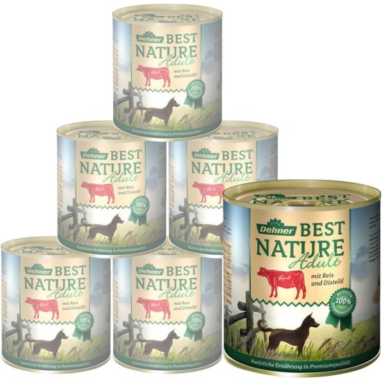 Dehner Best Nature Dog Wet Food, Junior / Adult / Senior / Light, Various Types and Sizes Dehner Best Nature Dog Wet Food, Junior / Adult / Senior / Light, Various Types and Sizes