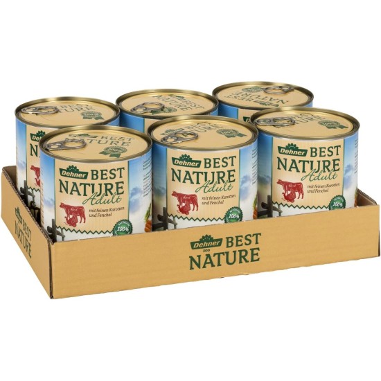 Dehner Best Nature Dog Wet Food, Junior / Adult / Senior / Light, Various Types and Sizes Dehner Best Nature Dog Wet Food, Junior / Adult / Senior / Light, Various Types and Sizes