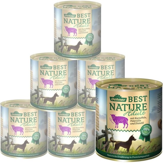 Dehner Best Nature Dog Wet Food, Junior / Adult / Senior / Light, Various Types and Sizes Dehner Best Nature Dog Wet Food, Junior / Adult / Senior / Light, Various Types and Sizes