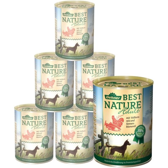 Dehner Best Nature Dog Wet Food, Junior / Adult / Senior / Light, Various Types and Sizes Dehner Best Nature Dog Wet Food, Junior / Adult / Senior / Light, Various Types and Sizes