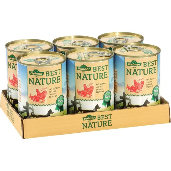Dehner Best Nature Dog Wet Food, Junior / Adult / Senior / Light, Various Types and Sizes Dehner Best Nature Dog Wet Food, Junior / Adult / Senior / Light, Various Types and Sizes