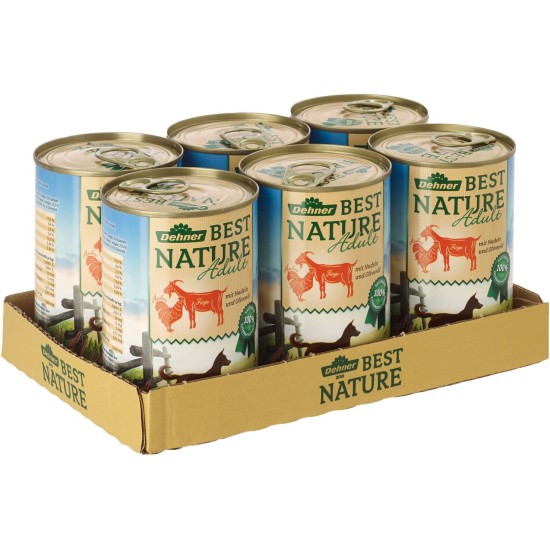 Dehner Best Nature Dog Wet Food, Junior / Adult / Senior / Light, Various Types and Sizes Dehner Best Nature Dog Wet Food, Junior / Adult / Senior / Light, Various Types and Sizes