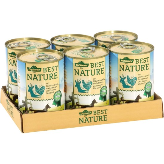 Dehner Best Nature Dog Wet Food, Junior / Adult / Senior / Light, Various Types and Sizes Dehner Best Nature Dog Wet Food, Junior / Adult / Senior / Light, Various Types and Sizes