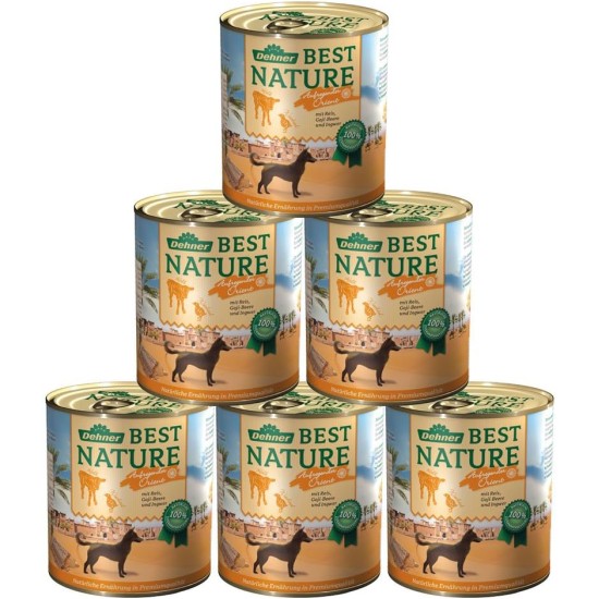 Dehner Best Nature Dog Wet Food, Junior / Adult / Senior / Light, Various Types and Sizes Dehner Best Nature Dog Wet Food, Junior / Adult / Senior / Light, Various Types and Sizes