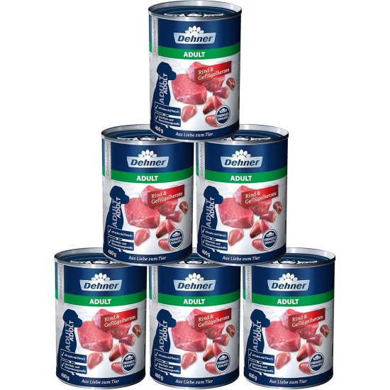 Dehner Premium Wet Dog Food, Junior / Adult / Senior, Various Types and Sizes Dehner Premium Wet Dog Food, Junior / Adult / Senior, Various Types and Sizes