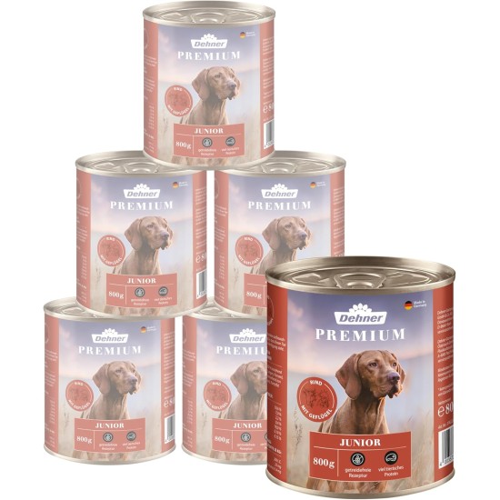 Dehner Premium Wet Dog Food, Junior / Adult / Senior, Various Types and Sizes Dehner Premium Wet Dog Food, Junior / Adult / Senior, Various Types and Sizes
