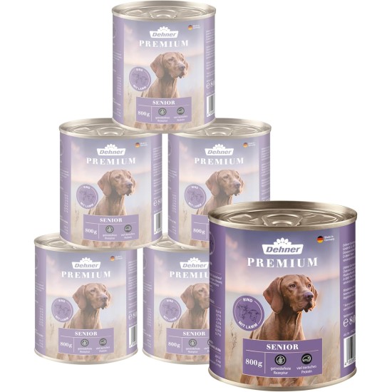 Dehner Premium Wet Dog Food, Junior / Adult / Senior, Various Types and Sizes Dehner Premium Wet Dog Food, Junior / Adult / Senior, Various Types and Sizes