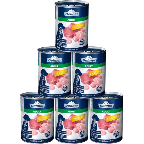 Dehner Premium Wet Dog Food, Junior / Adult / Senior, Various Types and Sizes Dehner Premium Wet Dog Food, Junior / Adult / Senior, Various Types and Sizes
