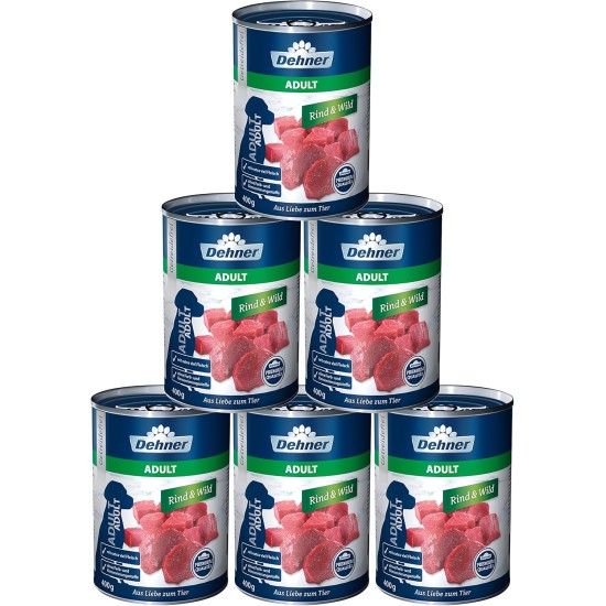 Dehner Premium Wet Dog Food, Junior / Adult / Senior, Various Types and Sizes Dehner Premium Wet Dog Food, Junior / Adult / Senior, Various Types and Sizes