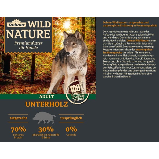 Dehner Wild Nature Wet Dog Food, Junior / Adult / Senior, Various Types and Sizes Dehner Wild Nature Wet Dog Food, Junior / Adult / Senior, Various Types and Sizes