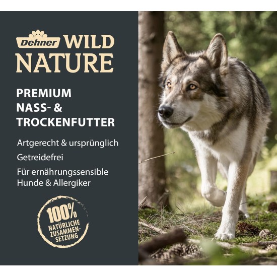 Dehner Wild Nature Wet Dog Food, Junior / Adult / Senior, Various Types and Sizes Dehner Wild Nature Wet Dog Food, Junior / Adult / Senior, Various Types and Sizes
