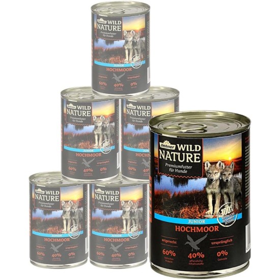 Dehner Wild Nature Wet Dog Food, Junior / Adult / Senior, Various Types and Sizes Dehner Wild Nature Wet Dog Food, Junior / Adult / Senior, Various Types and Sizes