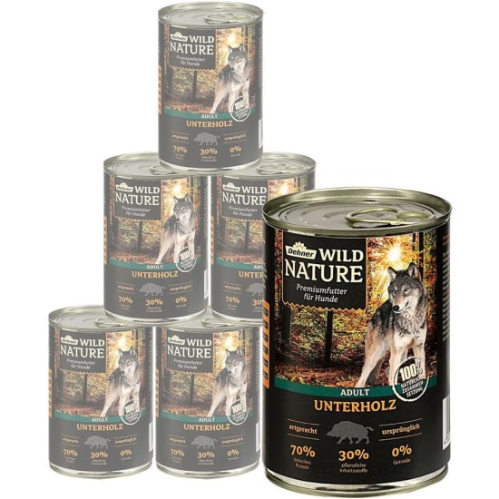 Dehner Wild Nature Wet Dog Food, Junior / Adult / Senior, Various Types and Sizes Dehner Wild Nature Wet Dog Food, Junior / Adult / Senior, Various Types and Sizes