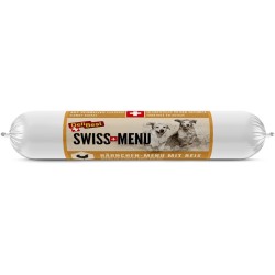 DeliBest Swiss Menu Chicken Menu with Rice, Wet Food for Dogs Made from 100% Swiss Chicken Meat, Gluten-Free & No Additives, High-Quality Dog Food, 200 g