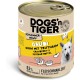 Dogs'n Tiger Adult Dog Food, Proviant, Wet Dog Food with Chicken, Duck, Apple & Potatoes - No Cereals, Added Sugar, Artificial Preservatives, Optimal Compatibility, 6 x 800 g Dogs'n Tiger Adult Dog Food, Proviant, Wet Dog Food with Chicken, Duck, Apple & Potatoes - No Cereals, Added Sugar, Artificial Preservatives, Optimal Compatibility, 6 x 800 g
