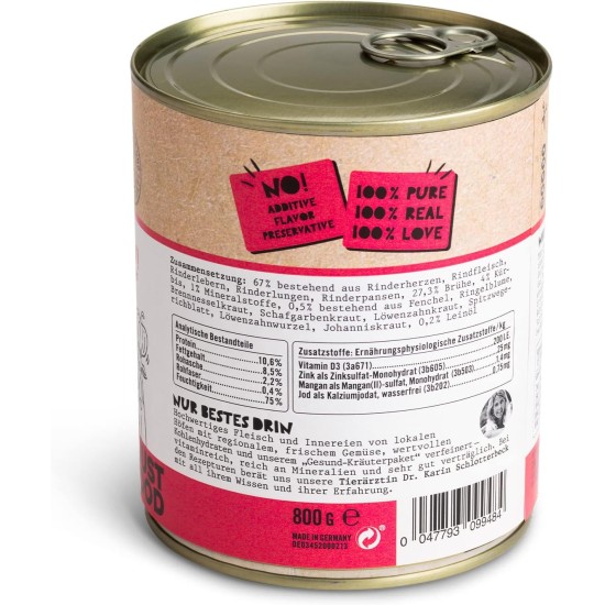 Dogs'n Tiger Monoprotein, Saddle Resistant, Adult Premium Wet Dog Food with Horse Meat and Potatoes, Hypoallergenic, No Grains, Added Sugar, with Optimal Compatibility, 6 x 400 g Dogs'n Tiger Monoprotein, Saddle Resistant, Adult Premium Wet Dog Food with Horse Meat and Potatoes, Hypoallergenic, No Grains, Added Sugar, with Optimal Compatibility, 6 x 400 g