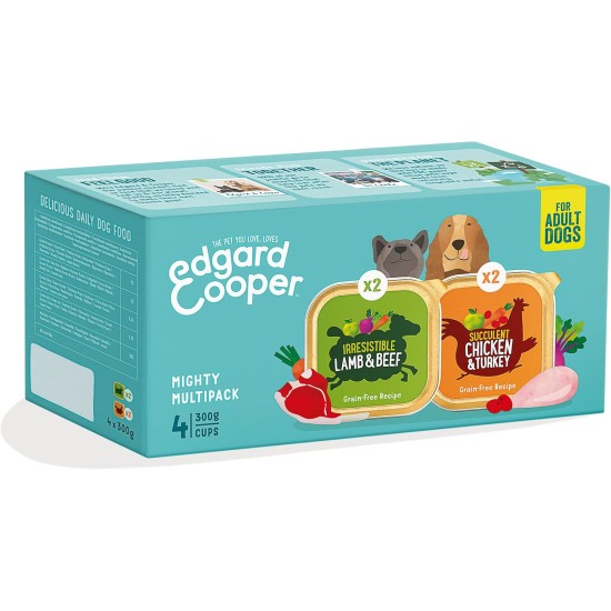 Edgard & Cooper Wet Dog Food (Chicken & Turkey, 150g x 11), Grain Free, Natural Ingredients and Fresh Meat, Full of Essential Amino Acids Edgard & Cooper Wet Dog Food (Chicken & Turkey, 150g x 11), Grain Free, Natural Ingredients and Fresh Meat, Full of Essential Amino Acids