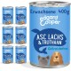 Edgard & Cooper Wet Dog Food (Chicken & Turkey, 400g x 6), Grain Free, Natural Ingredients and Fresh Meat, Full of Essential Amino Acids