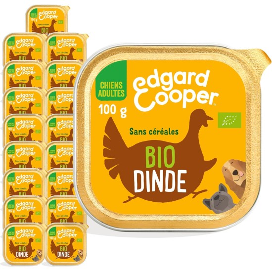 Edgard & Cooper Wet Dog Food (Organic Fish 100g x 17), Grain-Free & Organic, Fresh Fish and High Quality Proteins, Real Ingredients for Dogs, Hypoallergenic, No Added Sugar Edgard & Cooper Wet Dog Food (Organic Fish 100g x 17), Grain-Free & Organic, Fresh Fish and High Quality Proteins, Real Ingredients for Dogs, Hypoallergenic, No Added Sugar