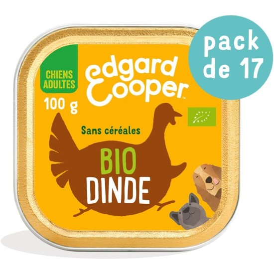 Edgard & Cooper Wet Dog Food (Organic Fish 100g x 17), Grain-Free & Organic, Fresh Fish and High Quality Proteins, Real Ingredients for Dogs, Hypoallergenic, No Added Sugar Edgard & Cooper Wet Dog Food (Organic Fish 100g x 17), Grain-Free & Organic, Fresh Fish and High Quality Proteins, Real Ingredients for Dogs, Hypoallergenic, No Added Sugar