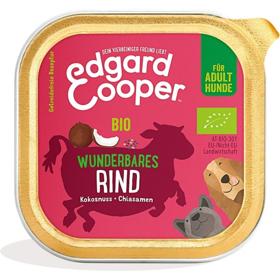 Edgard & Cooper Wet Food for Dogs (Beef, 100 g x 17), Dog Wet Food Grain-Free 150 g, No Sugar, Natural Ingredients and Fresh Meat, Full of Essential Amino Acids Edgard & Cooper Wet Food for Dogs (Beef, 100 g x 17), Dog Wet Food Grain-Free 150 g, No Sugar, Natural Ingredients and Fresh Meat, Full of Essential Amino Acids